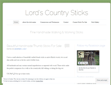 Tablet Screenshot of lordscountrysticks.com